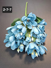 Flori artificiale de salcâm albastre - 32cm